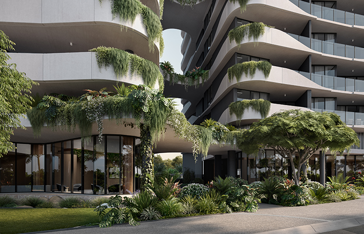 Sculptural sophistication The Lanes Residences